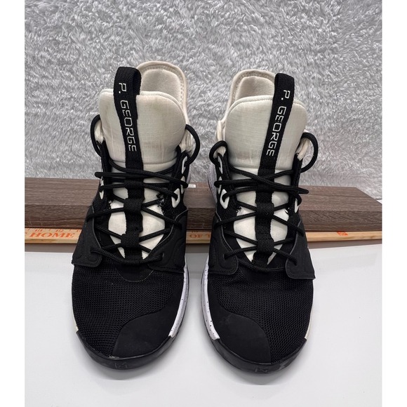 Nike PG3 Paul George Basketball Shoes Black White Mens Size 10.5 - Picture 5 of 6